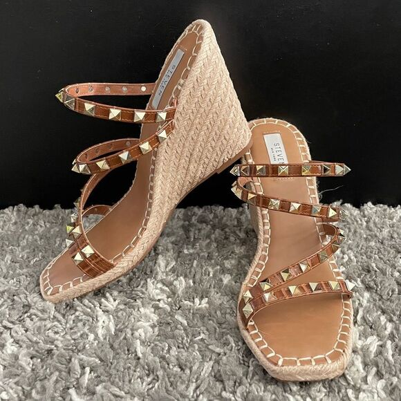 NIB Steven New York Keina Wedge Sandals - Picture 2 of 10